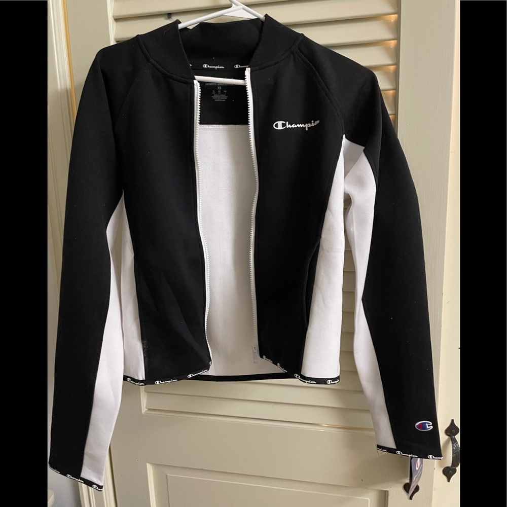 Champion zip up athletic sweatshirt size xs